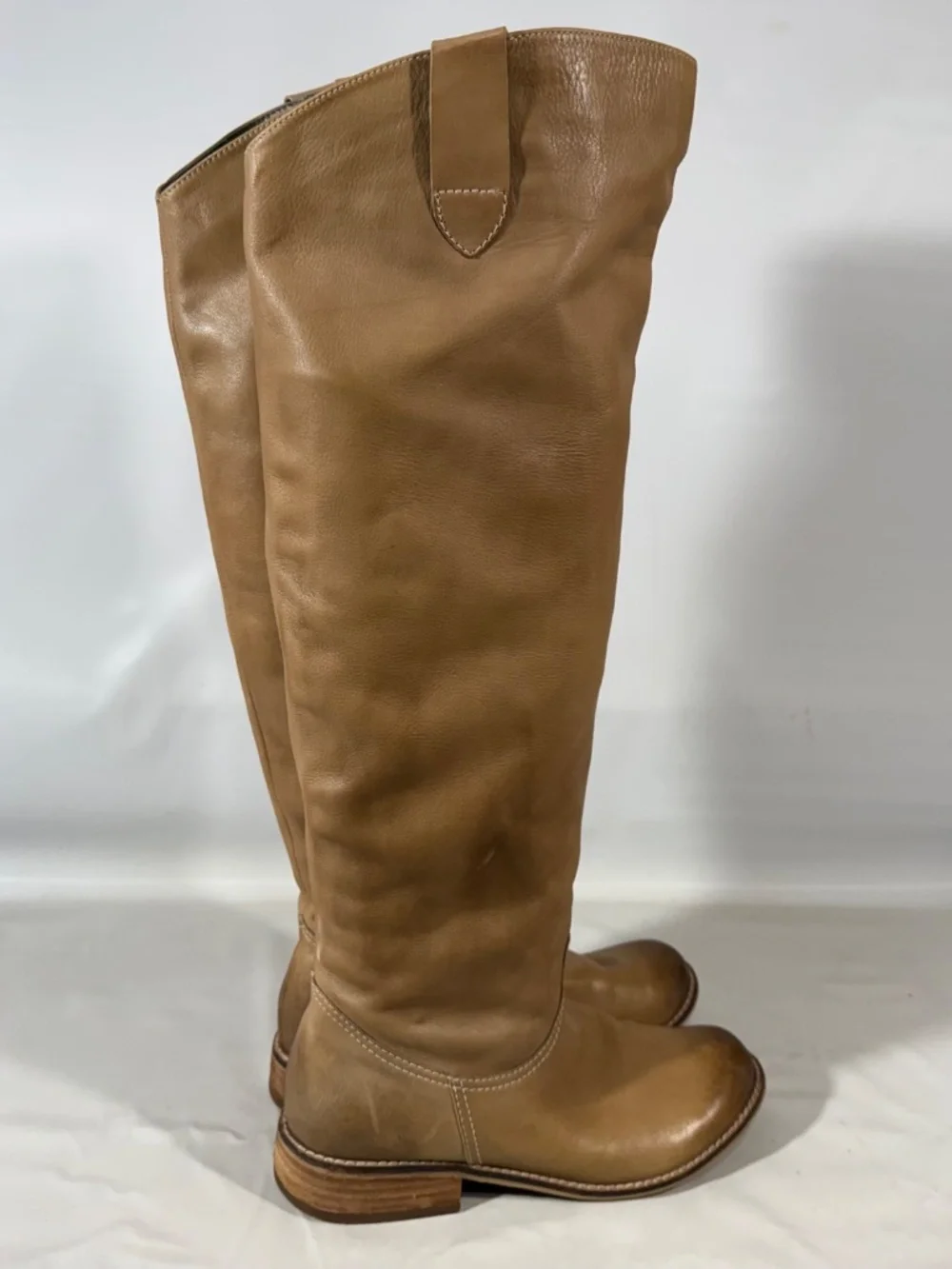 BP Nordstrom Womens Equestrian Over Knee Glam Leather Tall Riding Boots Size 7.5